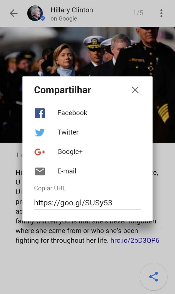 Google Posts: Compartilhamento nas Redes Sociais